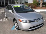 2007 Alabaster Silver Metallic Honda Civic EX Sedan #2037276