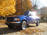 Sonic Blue Metallic Ford Ranger in 2002