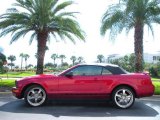 2005 Redfire Metallic Ford Mustang V6 Premium Convertible #20447924