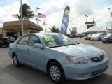 2005 Sky Blue Pearl Toyota Camry LE #20535275