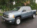 2009 Blue Granite Metallic Chevrolet Silverado 1500 LT Crew Cab 4x4 #20451187