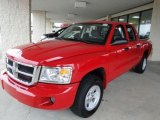 2008 Flame Red Dodge Dakota SLT Crew Cab #20614088