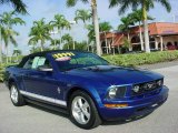 2007 Vista Blue Metallic Ford Mustang V6 Premium Convertible #20604089