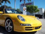 2008 Speed Yellow Porsche 911 Carrera S Cabriolet #2057240