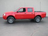 2004 Aztec Red Nissan Frontier XE V6 Crew Cab #2062353