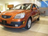 2009 Sunset Orange Kia Rio Rio5 SX Hatchback #20670441