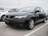 2010 Ebony Black Kia Forte EX #20670448