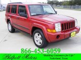 2006 Inferno Red Pearl Jeep Commander  #20662335