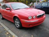 2002 Phoenix Red Jaguar X-Type 3.0 #20663904