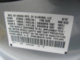2007 Odyssey Color Code for Slate Green Metallic - Color Code: NH679M