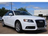 2010 Ibis White Audi A4 2.0T Sedan #20662940