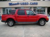 Bright Red Ford Explorer Sport Trac in 2005