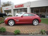 2004 Blaze Red Crystal Pearl Chrysler Crossfire Limited Coupe #20668981