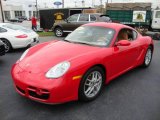 2007 Guards Red Porsche Cayman  #20649235