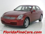 2004 Garnet Fire Metallic Infiniti G 35 Sedan #2059256