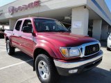 2004 Impulse Red Pearl Toyota Tacoma V6 PreRunner Double Cab #20735342