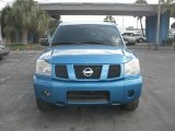 2004 Bright Blue Metallic Nissan Titan XE Crew Cab #20736172
