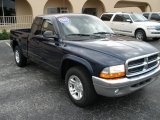 2004 Patriot Blue Pearl Dodge Dakota SLT Quad Cab #20729394