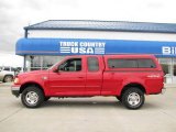 2003 Bright Red Ford F150 XLT SuperCab 4x4 #20735880