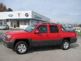 2003 Victory Red Chevrolet Avalanche 1500 Z71 4x4 #20735343