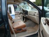 2006 Ford F250 Super Duty King Ranch Crew Cab Castano Brown Leather Interior