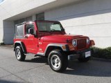 2004 Flame Red Jeep Wrangler X 4x4 #20663919