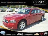 2009 Inferno Red Crystal Pearl Dodge Charger SXT #20874785