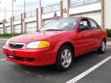 1999 Classic Red Mazda Protege ES #20918096