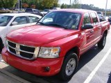 2008 Flame Red Dodge Dakota SLT Crew Cab #20911754