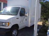 2002 Oxford White Ford E Series Cutaway E350 Commercial Utility Truck #20920137