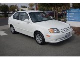 Noble White Hyundai Accent in 2004