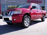 2010 Red Alert Nissan Titan SE Crew Cab #21001213