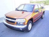 2007 Sunburst Orange Metallic Chevrolet Colorado LT Crew Cab #21008652