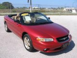 2000 Inferno Red Pearl Chrysler Sebring JXi Convertible #20986582