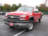 2005 Victory Red Chevrolet Silverado 2500HD LS Extended Cab 4x4 #21071473