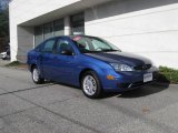 2005 French Blue Metallic Ford Focus ZX4 SE Sedan #21068410