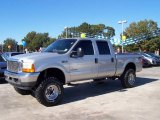 2001 Silver Metallic Ford F250 Super Duty Lariat Super Crew 4x4 #21132994