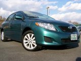 2009 Capri Sea Green Metallic Toyota Corolla LE #21118267