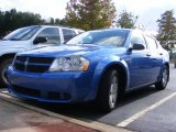 2008 Marathon Blue Pearl Dodge Avenger SE #21125913