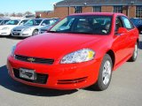 2009 Victory Red Chevrolet Impala LS #21212188