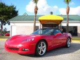 2007 Victory Red Chevrolet Corvette Convertible #21239424