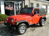 2004 Flame Red Jeep Wrangler SE 4x4 #21237525