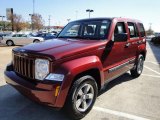 2008 Red Rock Crystal Pearl Jeep Liberty Sport #21240056