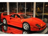 Red Ferrari F40 in 1990