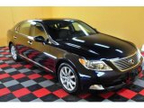 2007 Black Sapphire Pearl Lexus LS 460 L #21303860