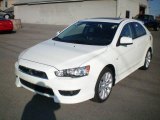 2010 Wicked White Metallic Mitsubishi Lancer Sportback GTS #21292033