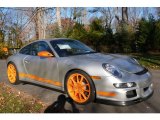 2007 Porsche 911 Arctic Silver Metallic/Orange