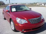 2008 Inferno Red Crystal Pearl Chrysler Sebring Limited Convertible #2124999