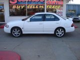 Cloud White Nissan Sentra in 2004