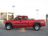 2003 Victory Red Chevrolet Silverado 2500HD LS Extended Cab 4x4 #21386098